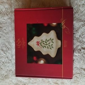 NWT Lenox Holiday Tree Dish